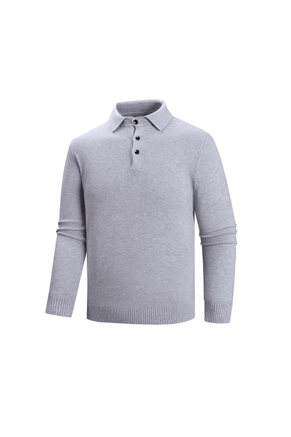 Mens Sweatshirt Under $10 Mens Knit Polo Shirts Casual Long Sleeve Collared Work Shirt Button Down Golf Shirts Thermal Undershirt Base Layer