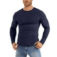 thumbnail image 1 of Mens Sweatshirt Under $10 Mens Long Sleeve Shirts Crew Neck Fleece Thermal Undershirts Midweight Sweatshirts Soft Base Layer Pullover Tee Tops, 1 of 5