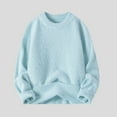 thumbnail image 1 of Mens Sweatshirt Under $10 Shirts for Men Winter Warm Fleece Sherpa Lined Sweatshirts Casual Solid Color Crewneck Long Sleeve Pullover Tops, 1 of 9