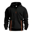 thumbnail image 1 of Mens Sweatshirt Under $10 Tactical Hoodies For Men Fall 2025 Dashing Hooded Sweatshirt Casual Workout Athletic Outfits with Pockets Plus Size, 1 of 8
