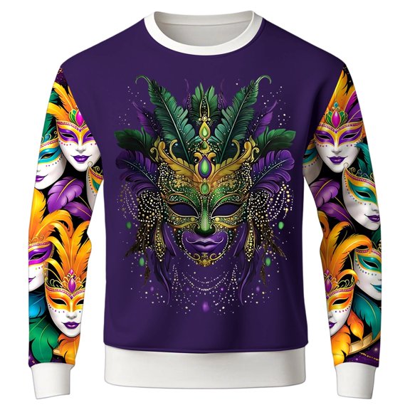 Mens Sweatshirts Crew Neck Loose Plus Size Slim Fit Mens Work Clothing,Dark Purple,3XL