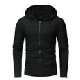 thumbnail image 1 of Mens Sweatshirts Full-Zip Hooded Sweatshirt Comfortable Sweatshirts Pullover Hoodie Midweight Hooded Sweatshirt For Men, 1 of 3
