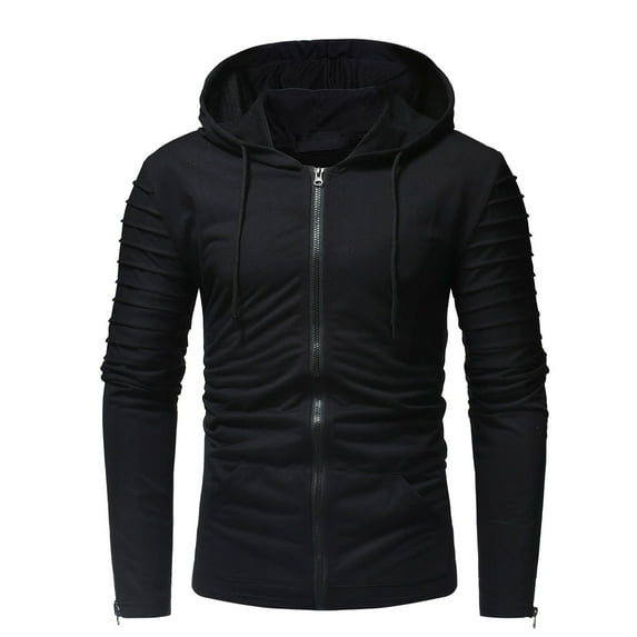 Mens Sweatshirts Full-Zip Hooded Sweatshirt Comfortable Sweatshirts Pullover Hoodie Midweight Hooded Sweatshirt For Men