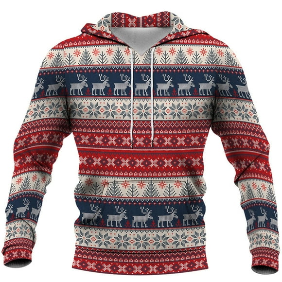 Mens Sweatshirts Hoodies Printed Hooded Shirt Sweat Men Hoodie (H, M)