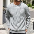 thumbnail image 1 of Mens Sweatshirts Solid Color Casual Fashion Loose Fit Crew Neck Shirts Soft Comfortable Long Sleeve Pullover Tops Spring Fall Outfits Clothes Grey XXL, 1 of 5