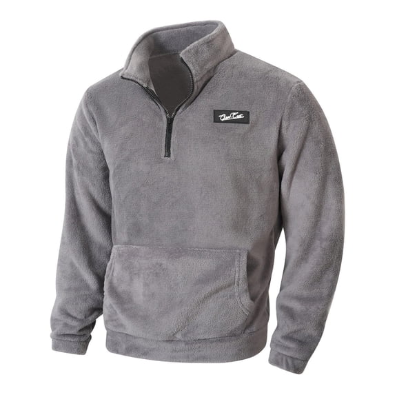 Mens Sweatshirts Waffle Knit Long Sleeve Casual Stand Collar Sweatshirt Mock Neck 1/4 Button Pullover Sweaters