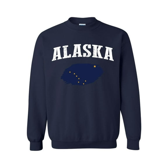 Mens Sweatshirts and Hoodies - Alaska Flag