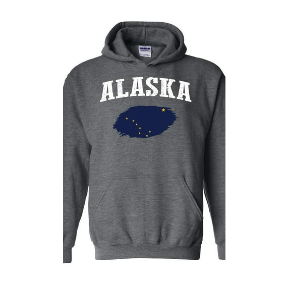 Mens Sweatshirts and Hoodies - Alaska Flag