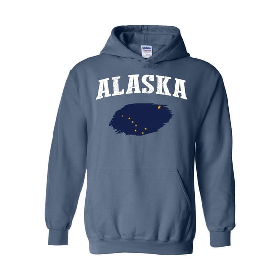 Mens Sweatshirts and Hoodies - Alaska Flag