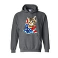 thumbnail image 1 of Mens Sweatshirts and Hoodies - American Flag 4th of July Kitty, 1 of 5