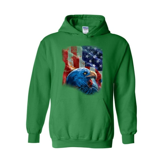 Mens Sweatshirts and Hoodies - American Flag 4th of July