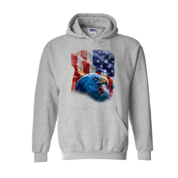 Mens Sweatshirts and Hoodies - American Flag 4th of July