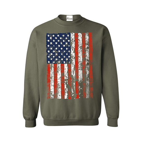 Mens Sweatshirts and Hoodies - American Flag 4th of July