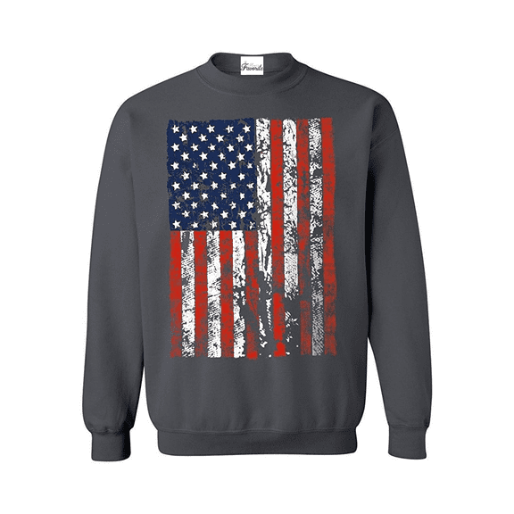 Mens Sweatshirts and Hoodies - American Flag 4th of July