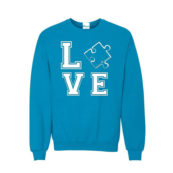 Mens Sweatshirts and Hoodies - Autism Awareness Puzzle