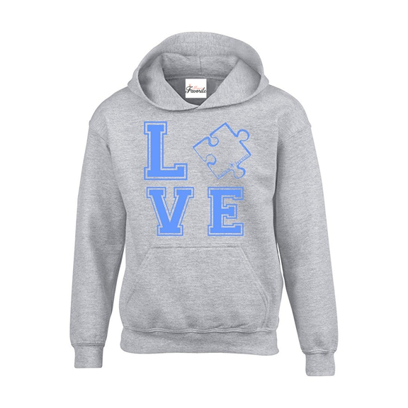 Mens Sweatshirts and Hoodies - Autism Awareness Puzzle