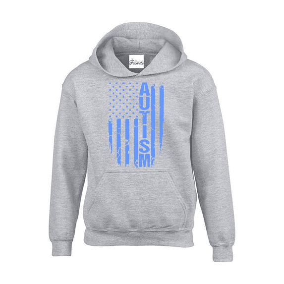 Mens Sweatshirts and Hoodies - Autism Flag