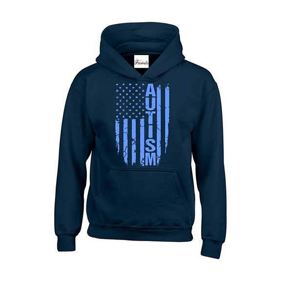 Mens Sweatshirts and Hoodies - Autism Flag
