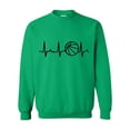 thumbnail image 1 of Mens Sweatshirts and Hoodies - Basketball Heartbeat, 1 of 5
