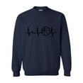 thumbnail image 1 of Mens Sweatshirts and Hoodies - Basketball Heartbeat, 1 of 5
