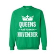 thumbnail image 1 of Mens Sweatshirts and Hoodies - Birthday Gift Queens Are Born in November, 1 of 5
