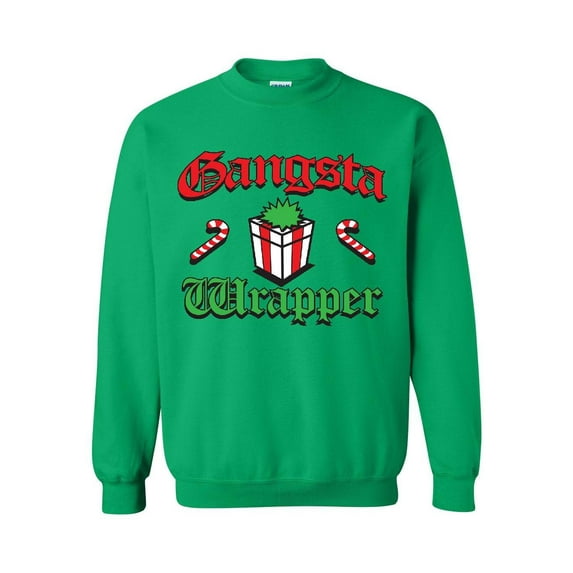 Mens Sweatshirts and Hoodies - Christmas Wrapper