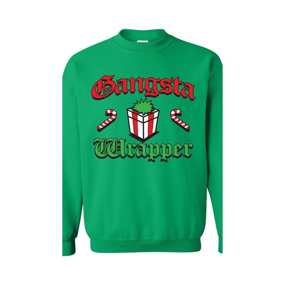 Mens Sweatshirts and Hoodies - Christmas Wrapper