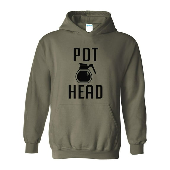 Mens Sweatshirts and Hoodies - Coffee Pot Head