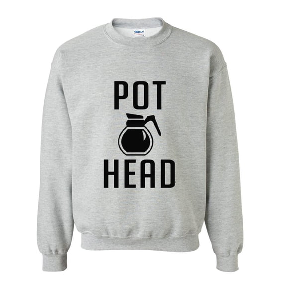 Mens Sweatshirts and Hoodies - Coffee Pot Head