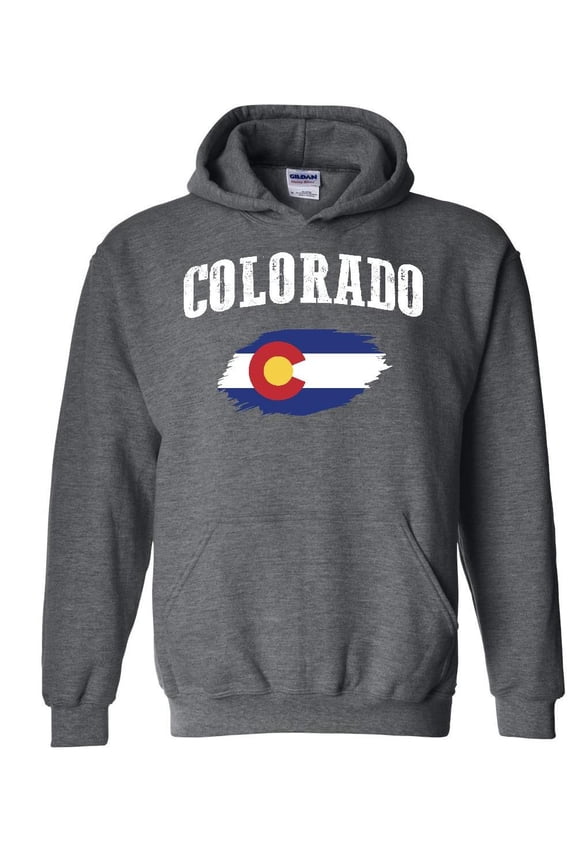 Mens Sweatshirts and Hoodies - Colorado Flag