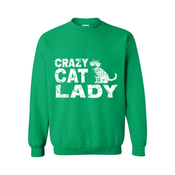 Mens Sweatshirts and Hoodies - Crazy Cat Lady