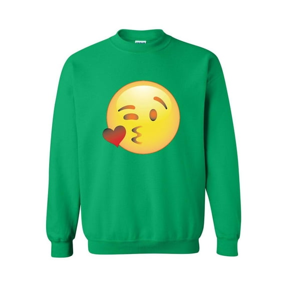 Mens Sweatshirts and Hoodies - Emoji Winky Face