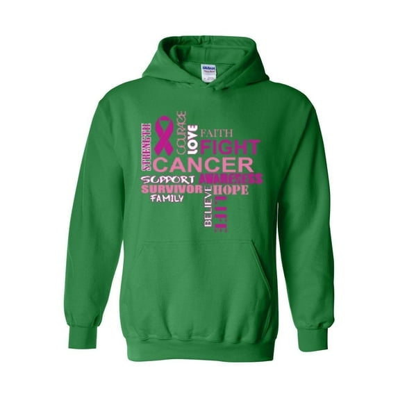 Mens Sweatshirts and Hoodies - Fight Breast Cancer