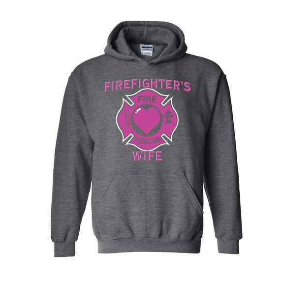 Mens Sweatshirts and Hoodies - Firefighter`s Wife