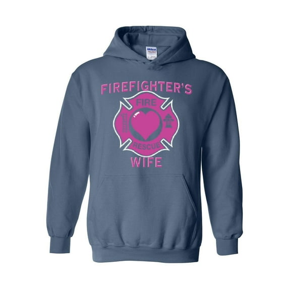 Mens Sweatshirts and Hoodies - Firefighter`s Wife