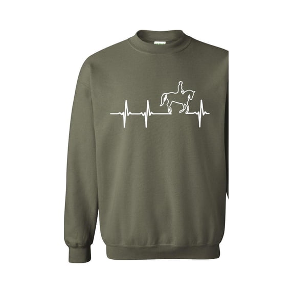 Mens Sweatshirts and Hoodies - Heartbeat Horses