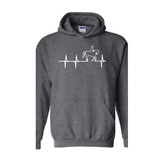 Mens Sweatshirts and Hoodies - Heartbeat Horses