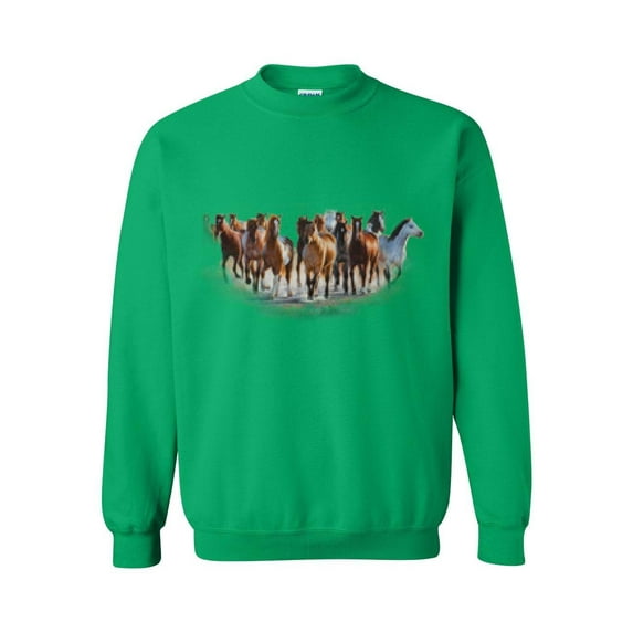 Mens Sweatshirts and Hoodies - Horses Herd