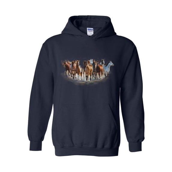 Mens Sweatshirts and Hoodies - Horses Herd