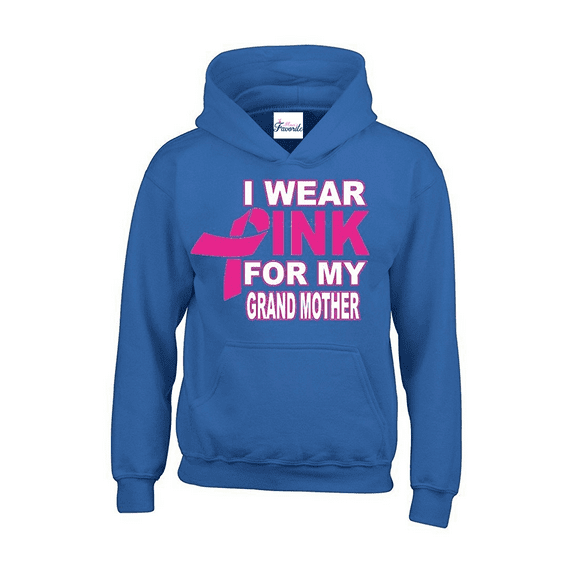 Mens Sweatshirts and Hoodies - I Wear Pink For My Grandma