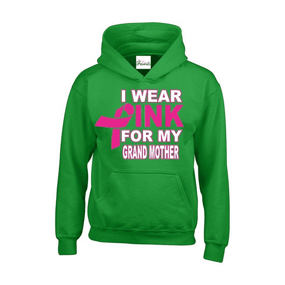Mens Sweatshirts and Hoodies - I Wear Pink For My Grandma
