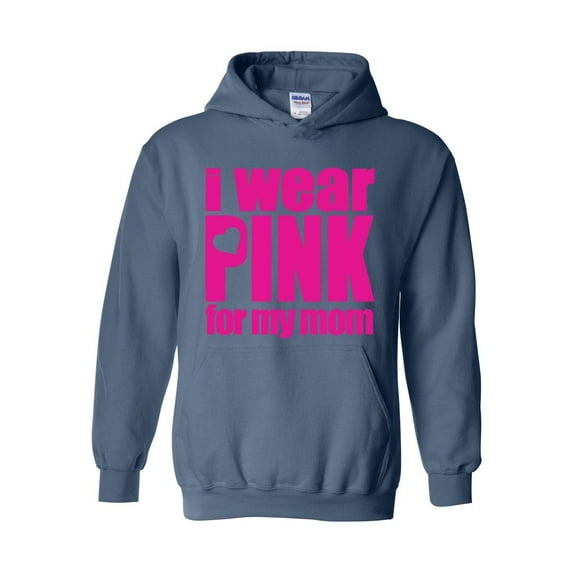 Mens Sweatshirts and Hoodies - I Wear Pink For My Mom