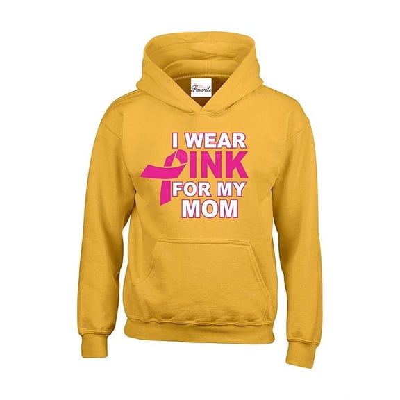 Mens Sweatshirts and Hoodies - I Wear Pink For My Mom