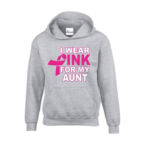 Mens Sweatshirts and Hoodies - I Wear Pink for My Aunt