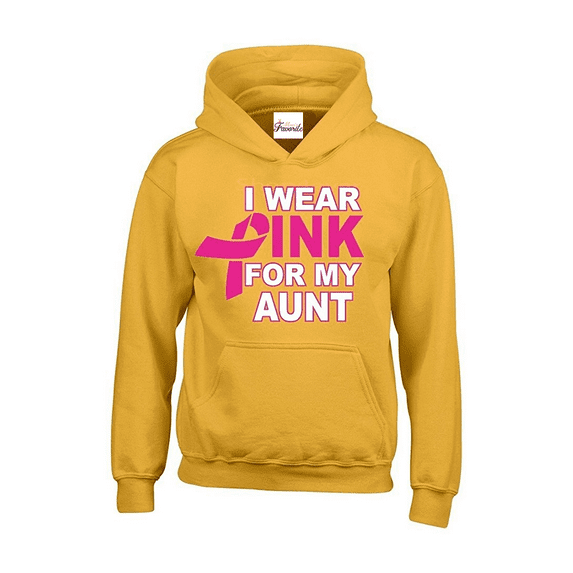 Mens Sweatshirts and Hoodies - I Wear Pink for My Aunt