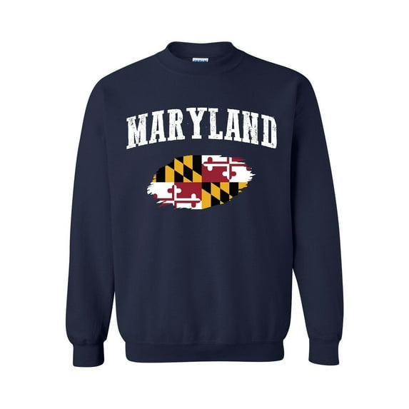Mens Sweatshirts and Hoodies - Maryland Flag