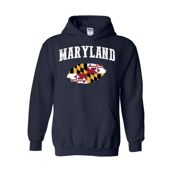 Mens Sweatshirts and Hoodies - Maryland Flag