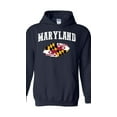 thumbnail image 1 of Mens Sweatshirts and Hoodies - Maryland Flag, 1 of 5