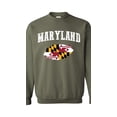 thumbnail image 1 of Mens Sweatshirts and Hoodies - Maryland Flag, 1 of 5