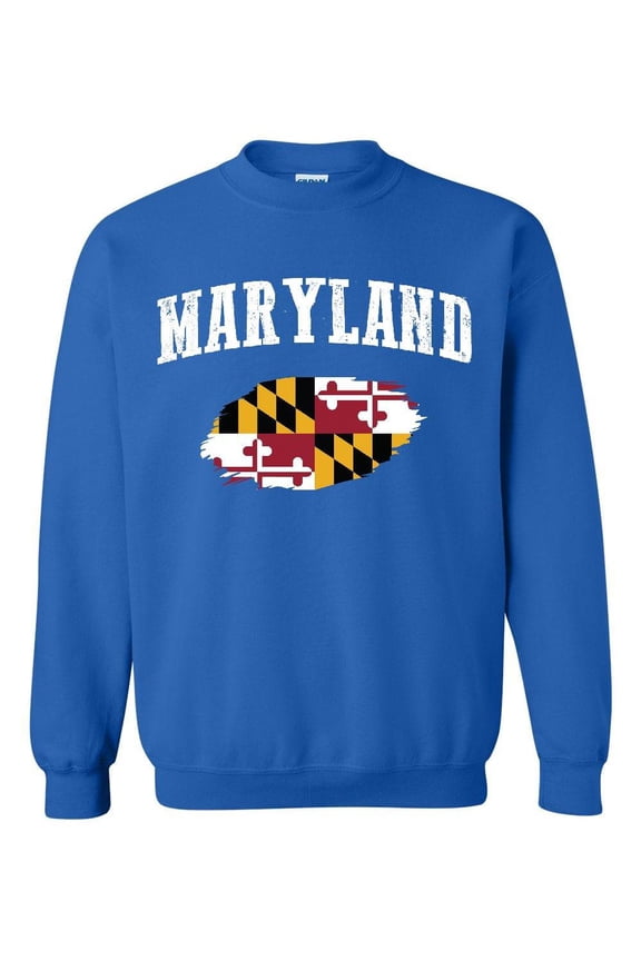Mens Sweatshirts and Hoodies - Maryland Flag